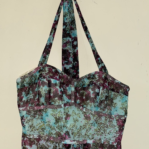 Beautiful Guess Floral Maxi Dress Size 6 High /Low - Picture 6 of 16